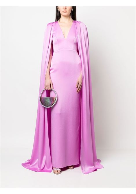 Abito da sera con scollo a V in viola - donna ALEX PERRY | D936ORCHD